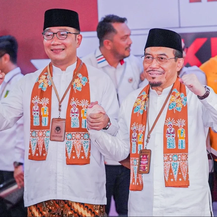 RK-Suswono Resmi Daftar sebagai Cagub-Cawagub Jakarta pada Pilkada 2024