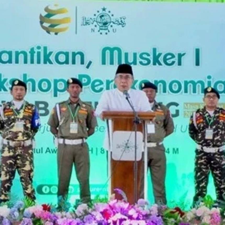 Pidato Lengkap Gus Yahya tentang Kembali Berkhidmah kepada NU pada Pelantikan PCNU Rembang