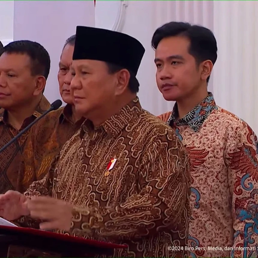 Prabowo Umumkan Kabinet Merah Putih, Ada 5 Menteri Berstatus Pengurus NU