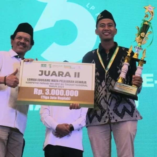 Juara Lomba Edugame Aswaja di Kompetisi Inovasi Ma'arif, Bawa Dakwah Wali Songo