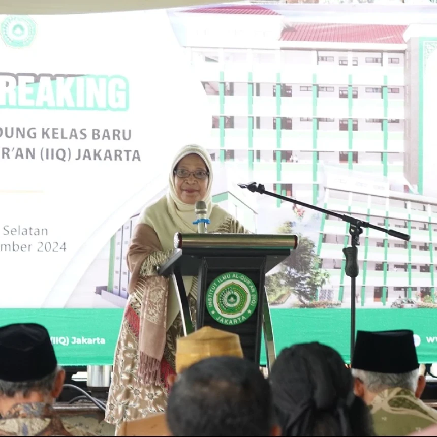 IIQ Jakarta Lakukan Peletakan Batu Pertama untuk Bangun Gedung Kelas Pesantren Takhasus