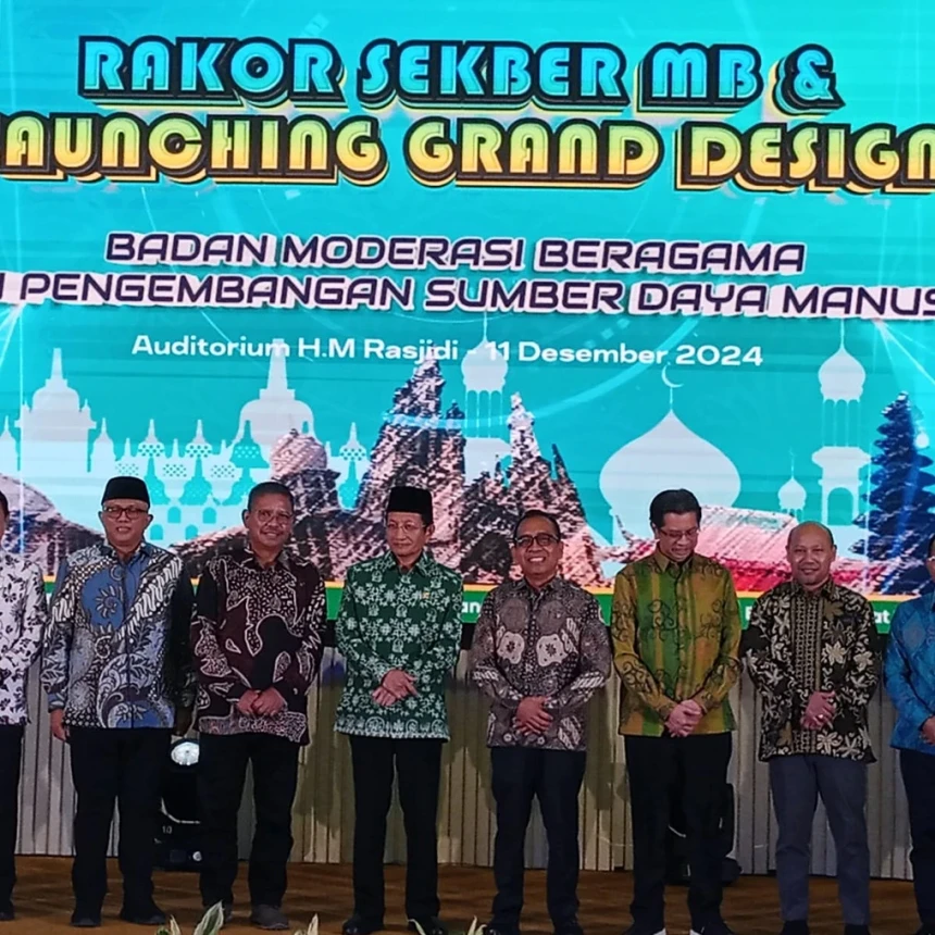 Luncurkan Grand Design Badan Moderasi Beragama, Menag Nasaruddin Ajak Umat Hidup Berdampingan