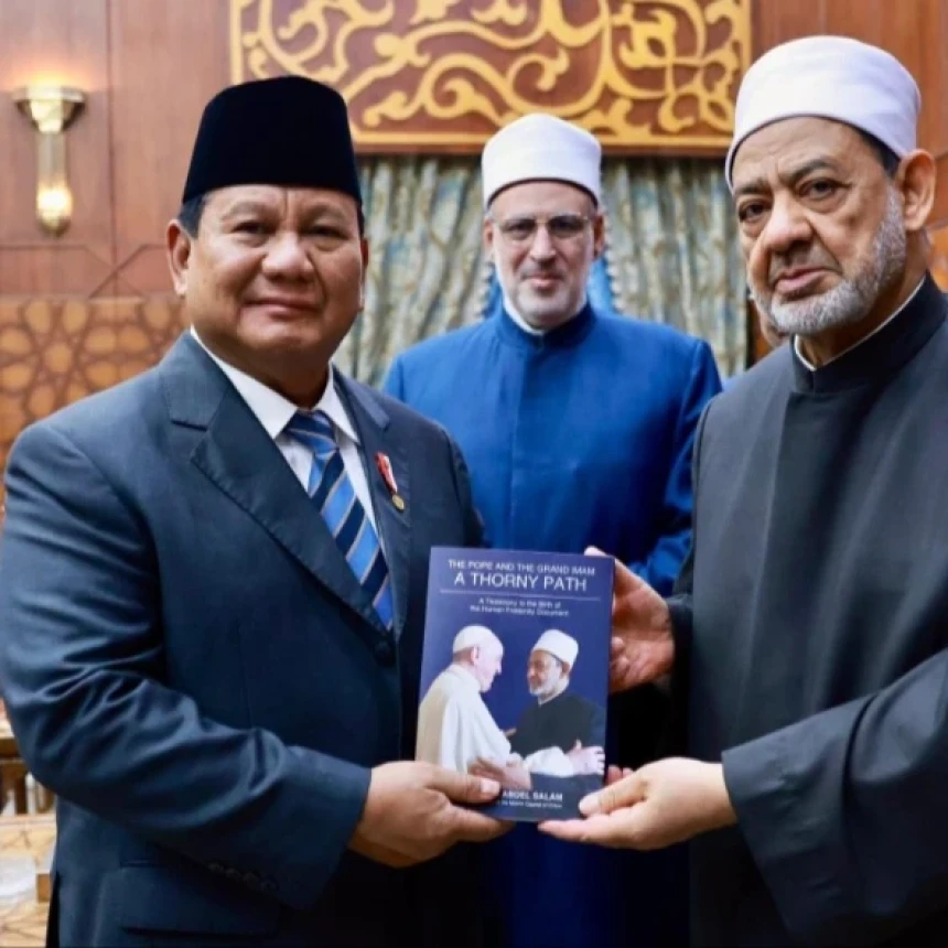 Presiden Prabowo Temui Grand Syekh Al-Azhar untuk Perkuat Kerja Sama Keagamaan dan Pendidikan