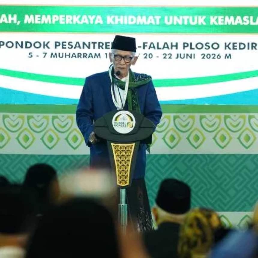 Rais Aam PBNU Kembali Gunakan Bahasa Arab dalam Khutbah Iftitah Munas-Konbes NU 2026