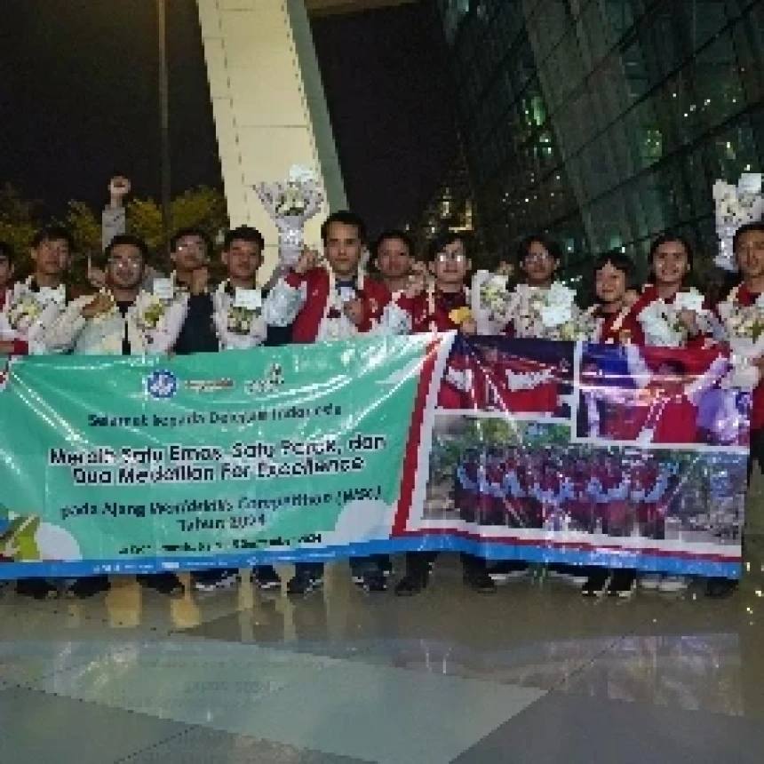 Alumni SMK dan Mahasiswa Vokasi Raih Lima Medali di WSC 2024, Harumkan Nama Indonesia