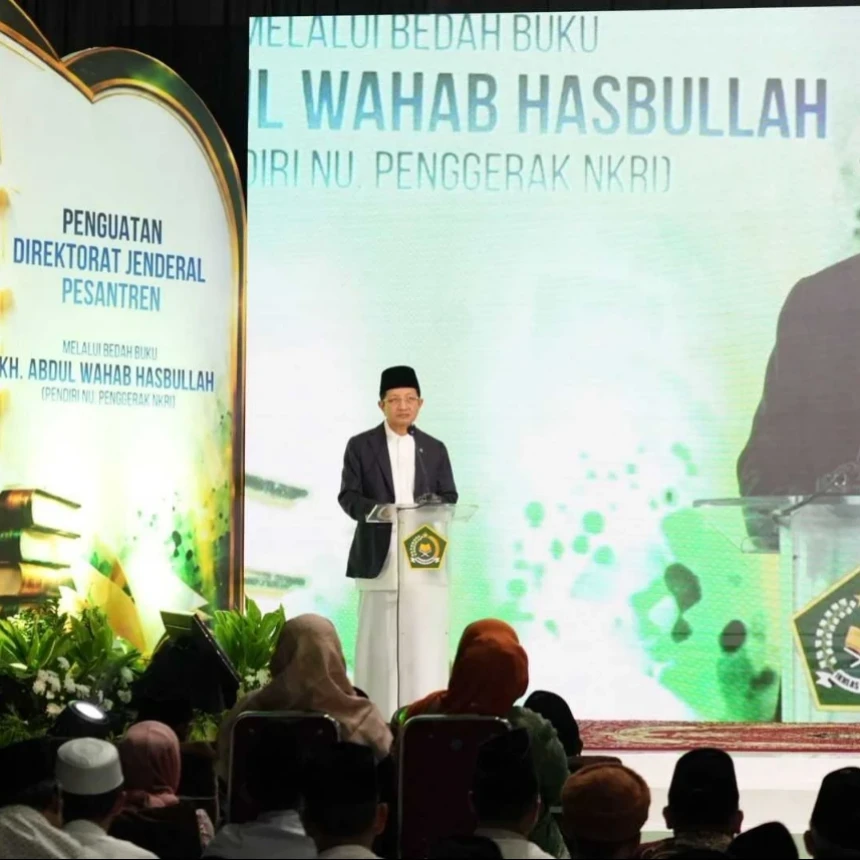 Menag Dorong Pesantren Cetak Pemimpin Sekaligus Manajer Ikuti Teladan Mbah Wahab Hasbullah
