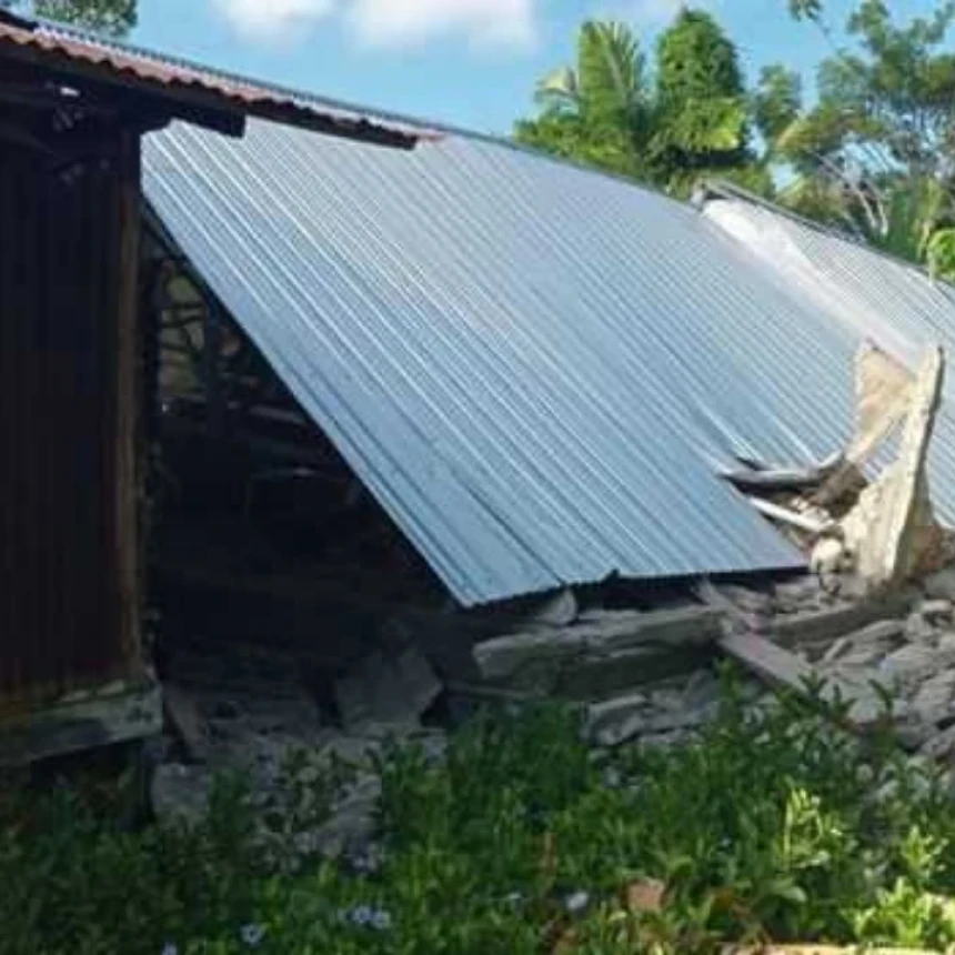 Dampak Gempa M7,7, Sejumlah Rumah Warga di Sulawesi Utara Rusak