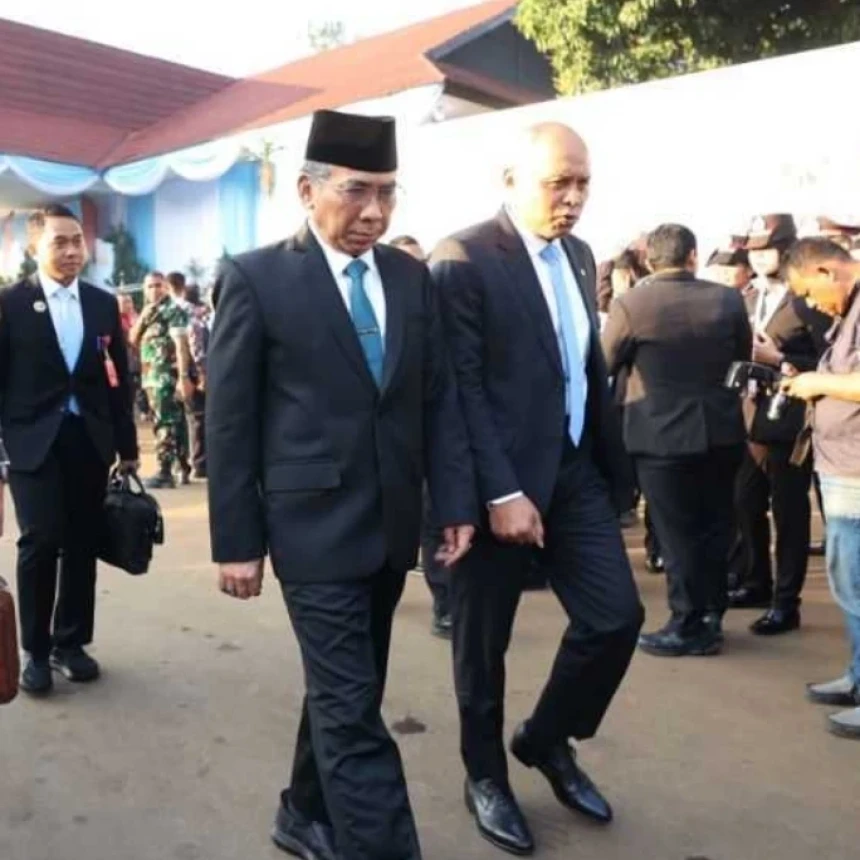Hadiri HUT Bhayangkara Ke-80, Ketum PBNU Tekankan Pentingnya Stabilitas Negara dan Kepastian Hukum