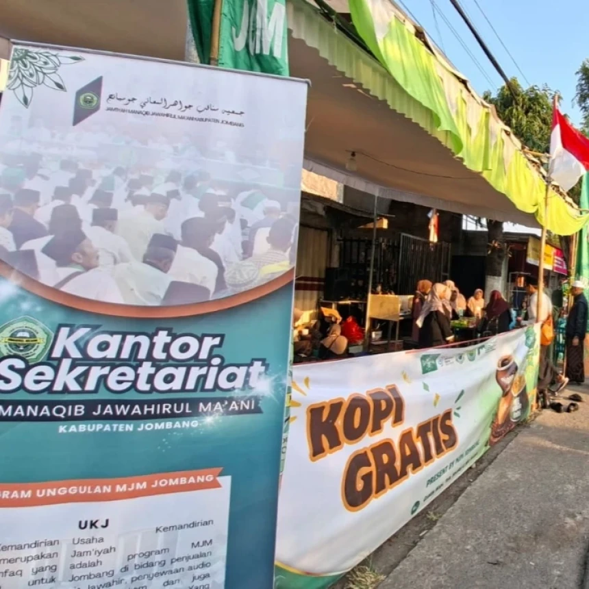 Sepanjang Jalan Utama Kawasan Muktamar Ke-35 NU, Tersedia Stan Minuman dan Makanan Gratis