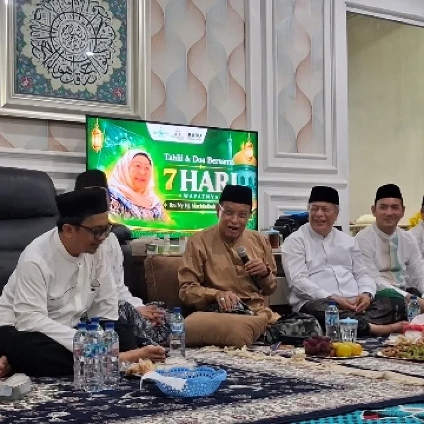 Tahlil Hari Ketujuh Nyai Machfudhoh Aly Ubaid di Jakarta, Kiai Said Aqil Kenang Perjuangannya untuk NU