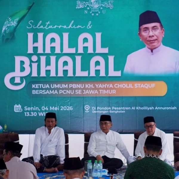 Ketum PBNU Halal Bihalal dengan PCNU se-Jatim di Bangkalan