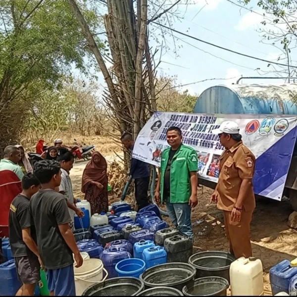 GP Ansor di Bangkalan Bantu Salurkan Air Bersih