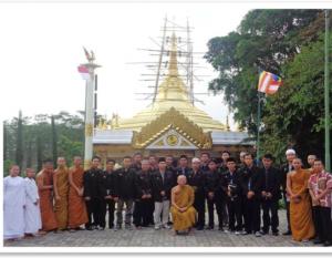 Santri Al-Hikam Sambangi Santri Budha Dhammadiva