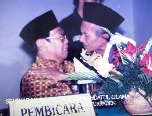 KHA Musallim Ridlo, Singa Podium dari Banyumas