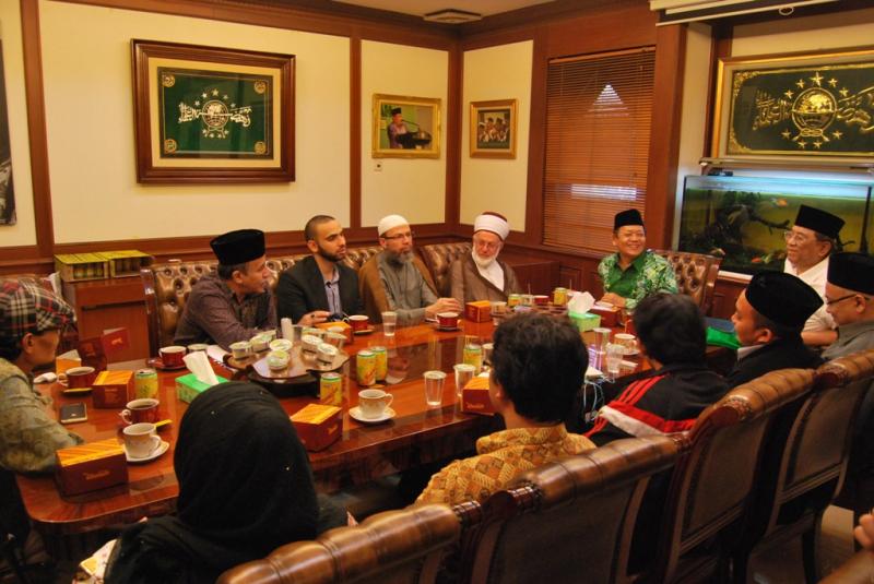 Kunjungi PBNU, Ulama Lebanon Ingatkan Indonesia Jaga Persatuan