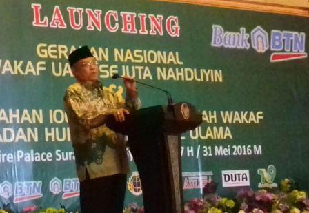 LWP NU Jatim Luncurkan Gerakan Nasional Wakaf Sejuta Nahdliyin