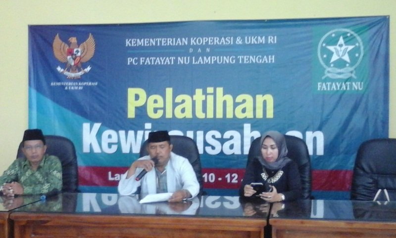 Fatayat NU Lampung Tengah Didik Kader Berwirausaha