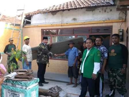 Lagi, Ansor Jombang Berikan Bantuan untuk Korban Puting Beliung