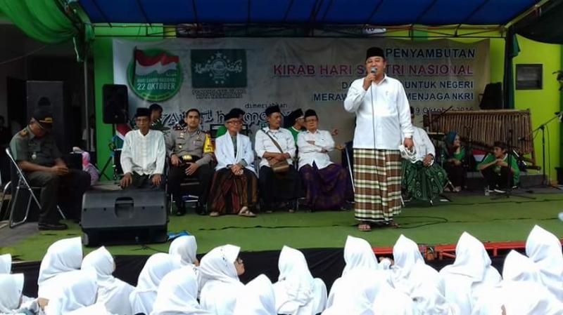 Dua Calon Wali Kota Tasikmalaya Berebut Simpati di Hari Santri