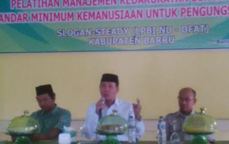 LPBI NU Gelar Pelatihan Manajemen Kedaruratan di Barru-Sulsel