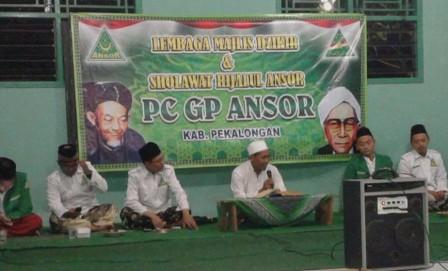 Tangkal Islam Radikal, Ansor Pekalongan Aktifkan Majelis Dzikir Rijalul Ansor