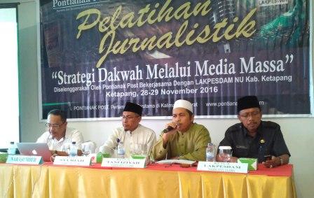 Lakpesdam Ketapang Gelar Latihan Jurnalistik