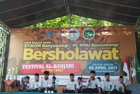 IPNU dan Stikom Banyuwangi Gelar Festival Al-Banjari