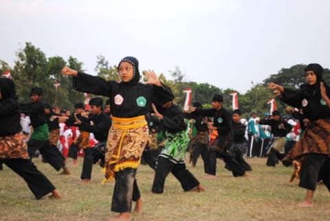 Bulan Puasa, Pagar Nusa Majalengka Tetap Gelar Latihan Pencak