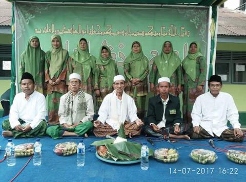 Halal Bihalal NU Bojong Tegal, Diawali Manakib Syekh Abdul Qodir