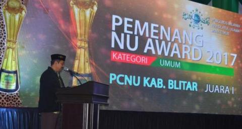 Juara Umum NU Award 2017, NU Blitar Ajak MWC Ke PBNU