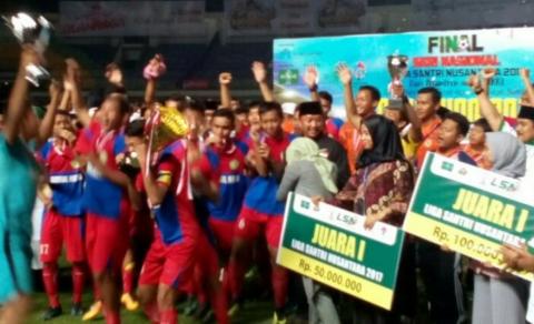 Pesantren Darul Huda Juara Liga Santri Nusantara 2017