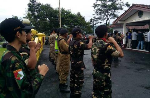 Ratusan Pemuda dan Pemudi Ikuti PKD dan Diklatsar Banser Pekuncen