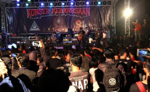 GP Ansor Kendal Satukan Komunitas Metal dan Reggae