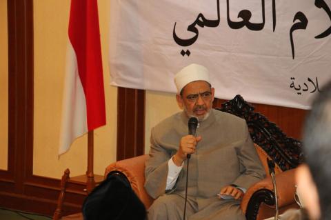 Grand Sheikh Al Azhar calls for anti monopoly on truth