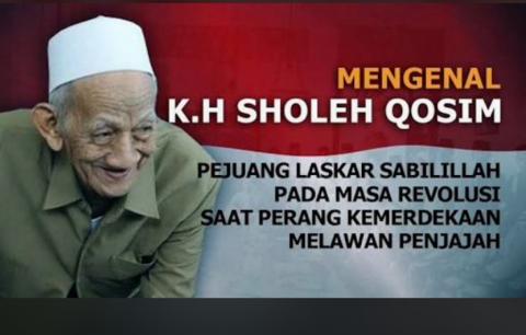 KH Sholeh Qosim Tentara Sabilillah Turut Perang 10 November