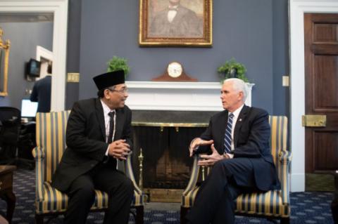 NU leader meets US vice president days after Surabaya bombings