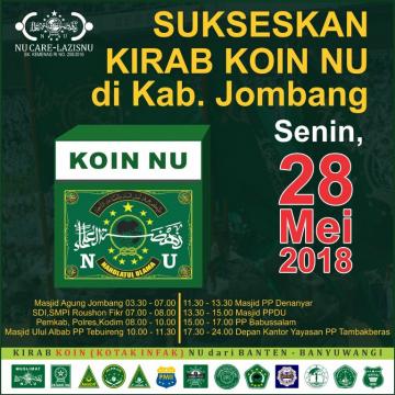 Penyambutan Kirab Koin NU di Jombang (1)