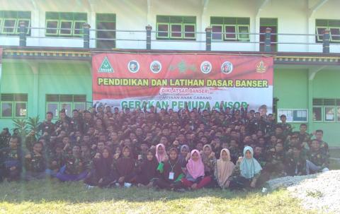 Usai Dibaiat, 128 Banser Baru Tuban Dikukuhkan