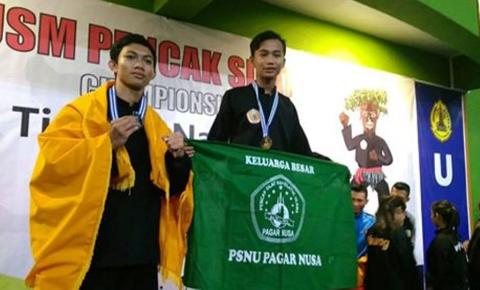 Siswa MA NU Nahdlatul Fata Juara Silat Nasional