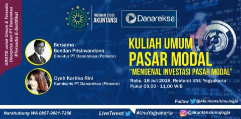 UNU Yogyakarta Selenggarakan Seminar Pasar Modal