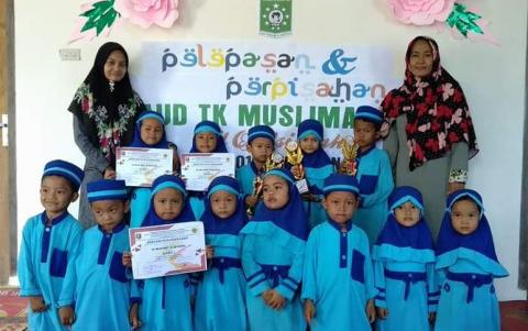 Tangkal Paham Wahabi, Ansor dan Muslimat NU Rawajitu Utara Dirikan PAUD