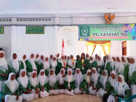 Fatayat NU Pangandaran Kenalkan Organisasi Lewat Lomba Barzanji