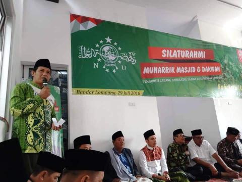 Ketua NU Lampung: Muharik Masjid Jangan Mudah Sebarkan Hoaks