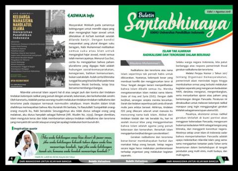 KMNU UPI Luncurkan Buletin Mahasiswa untuk Sebar Paham Aswaja