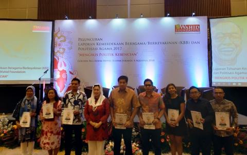 Wahid Foundation Luncurkan Laporan Politisasi Agama