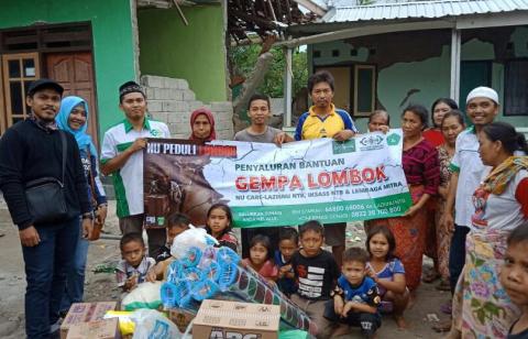Dari Daerah Hingga Pusat, Nahdliyin Kompak Bantu Warga Lombok