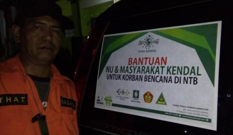 PCNU Kendal Berangkatkan Tim Bantuan ke Lombok