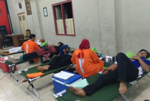 Bangun Solidaritas, Ansor Kebasen Gelar Donor Darah