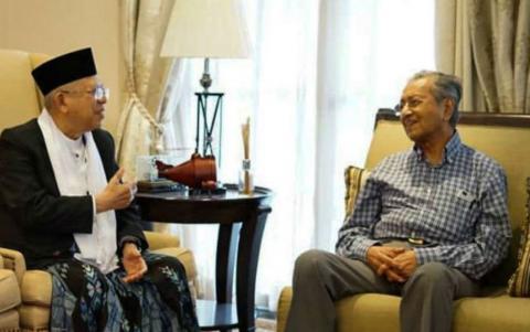 Kiai Ma’ruf and Mahathir Muhammad discussed Asia and international issues