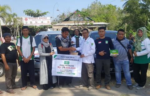 PCNU Nganjuk raises funds for Lombok earthquake victims